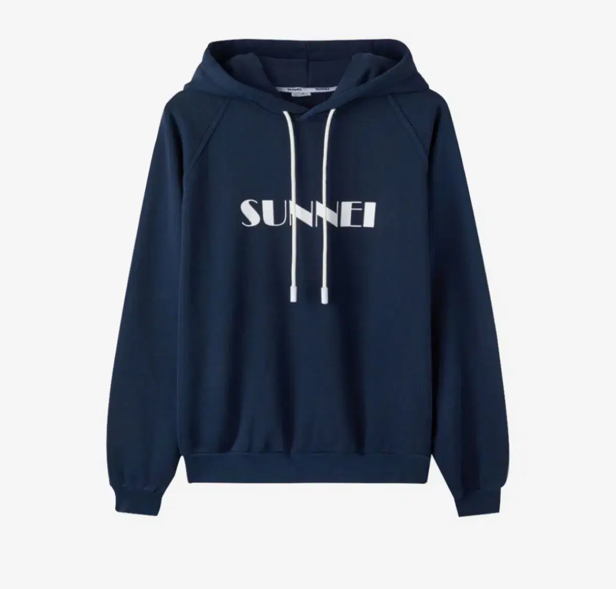 써네이 로고 후드 블루(Sunnei logo hoodie Blue)